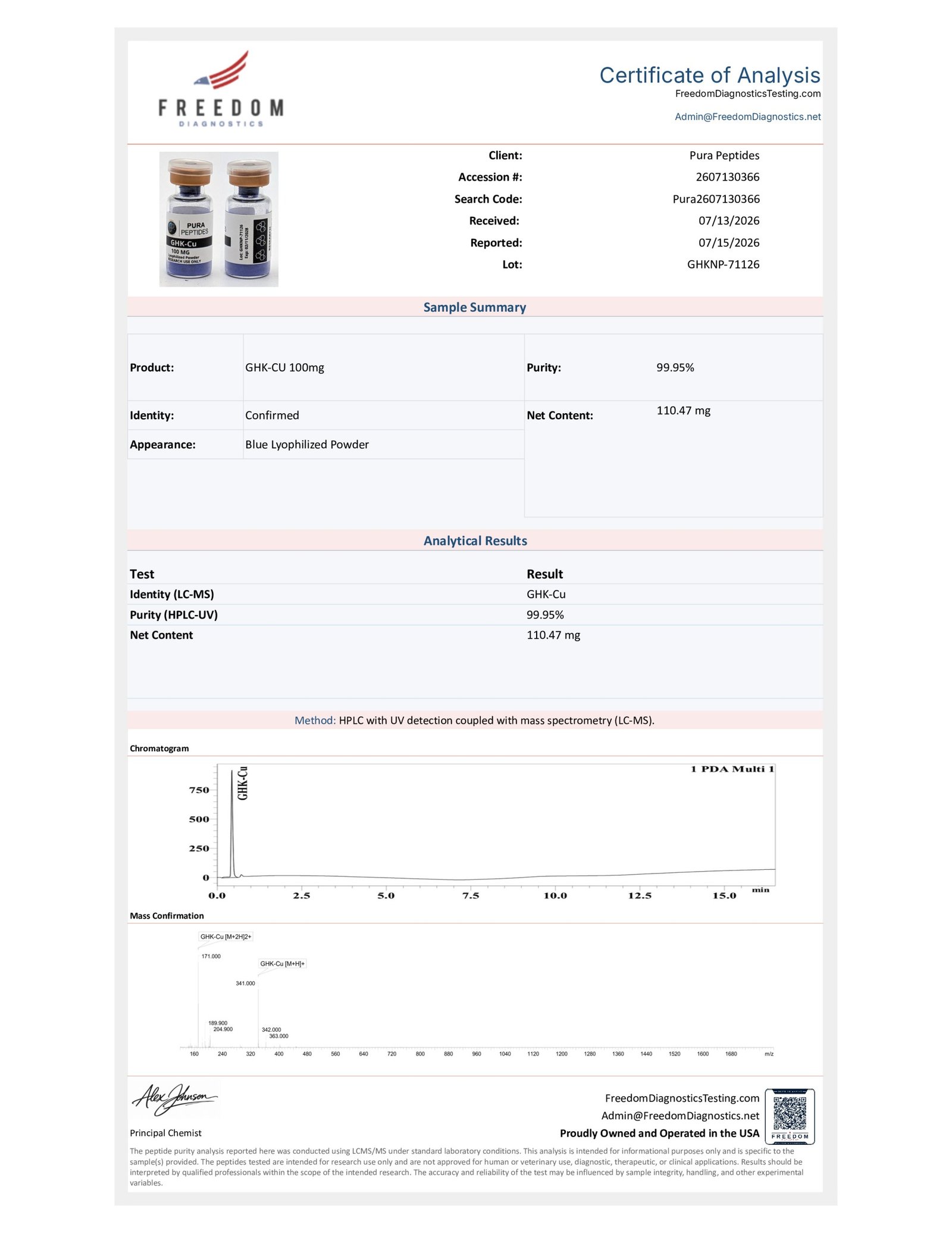 GHK-Cu 100mg research product image 3